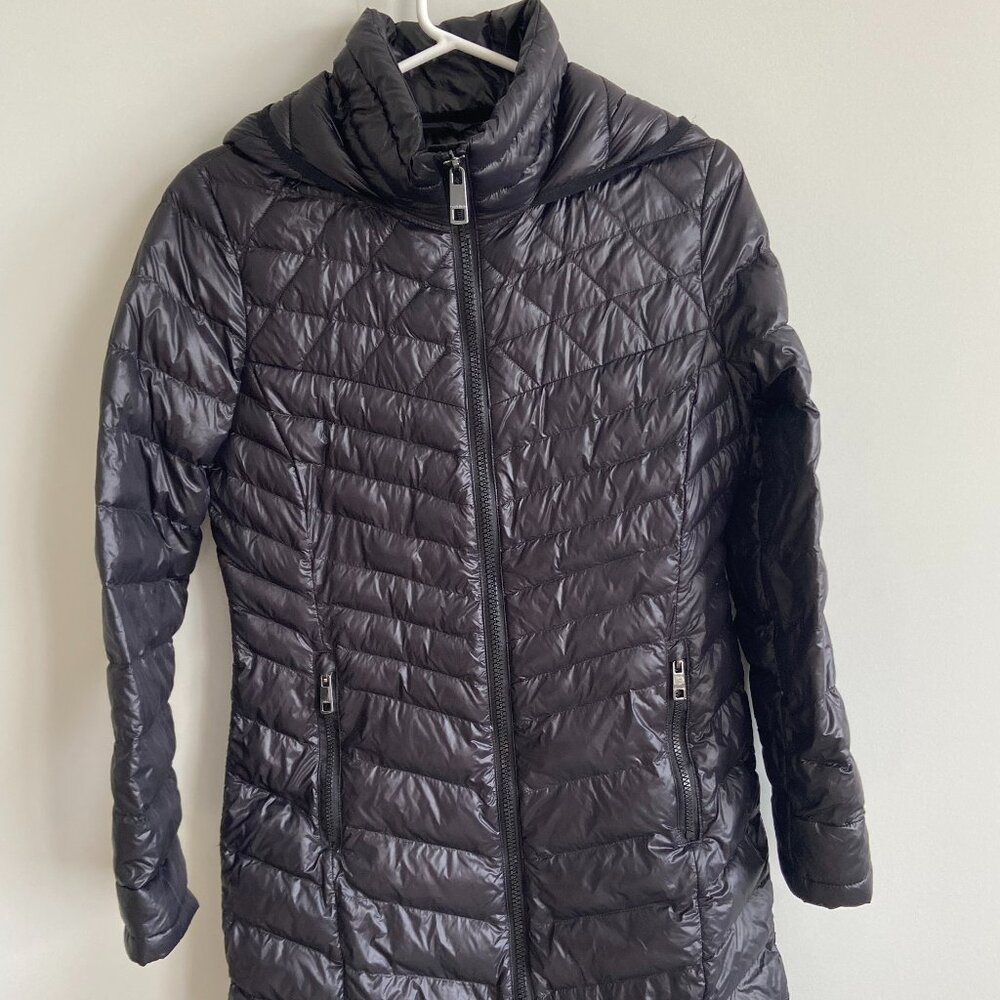Calvin Klein Packable Down Black Coat - Small